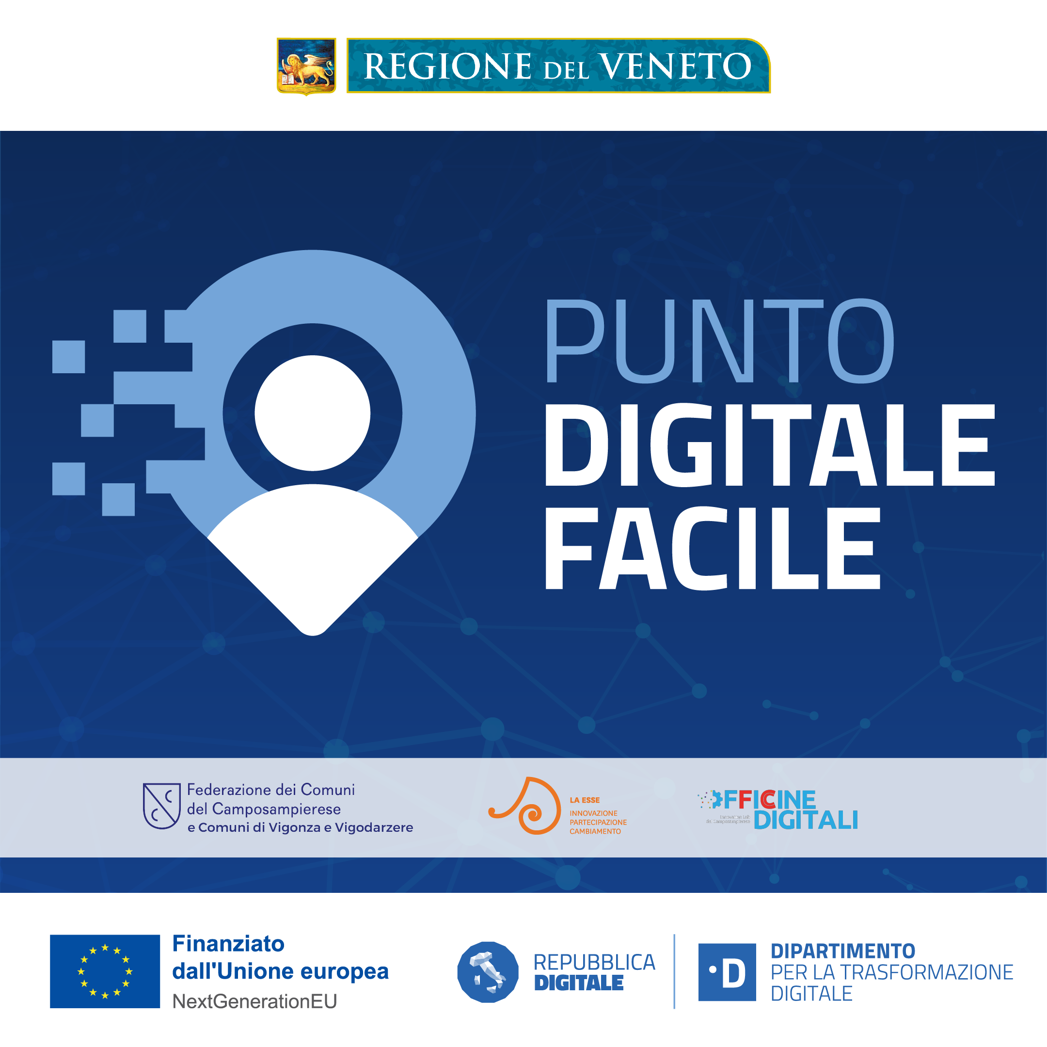 Punto digitale facile banner adesione progetto